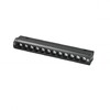 Миниатюра фото трековый магнитный светодиодный светильник iledex technical vision 4825-041-l209-12w-36dg-3000k-bk | 220svet.ru