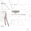 Миниатюра фото подвесная люстра loft it volver 10404/1150l sn | 220svet.ru