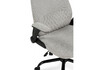 Миниатюра фото офисное кресло woodville gambler светло-серый / черный 15966 | 220svet.ru