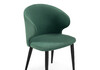 Миниатюра фото стул на металлокаркасе woodville алсисар катания изумруд / черный 469974 | 220svet.ru