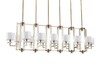 Миниатюра фото подвесная люстра newport 4408+6/s gold м0064728 | 220svet.ru