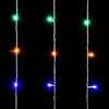 Миниатюра фото гирлянда занавес 2 x 3 м разноцветный 220в, 600 led, провод прозрачный пвх, ip54 ltc pcl602-10-2m | 220svet.ru