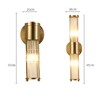 Миниатюра фото бра imperium loft collection claridges 123209-01 brass | 220svet.ru