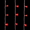 Миниатюра фото гирлянда занавес 2 x 3 м красный с мерцанием 220в, 600 led, провод прозрачный пвх, ip54 ltc pcl602bl-10-2r | 220svet.ru