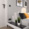 Миниатюра фото розетка с заземлением и шторками werkel hammer черные w1271108 | 220svet.ru