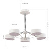 Миниатюра фото потолочная люстра на штанге evoluce валле sle6005-502-05 | 220svet.ru