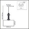 Миниатюра фото подвесной светильник lumion ilmira 8337/3a бронза | 220svet.ru