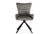 Миниатюра фото стул на металлокаркасе поворотный woodville chicago light gray / black 15830 | 220svet.ru