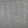Миниатюра фото гирлянда бахрома с колпачком 3,1 x 0,5 м белая 220в, 120 led, провод прозрачный пвх, ip65 ltc pil120cap-10-2w | 220svet.ru