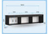 Миниатюра фото тв-тумба woodville эльверум черный / серый софт 688394 | 220svet.ru