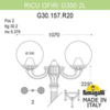 Миниатюра фото садово-парковый фонарь fumagalli ricu ofir/g300 2l g30.157.r20.bze27 | 220svet.ru