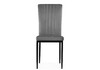 Миниатюра фото стул woodville rek dark gray / black 15639 | 220svet.ru