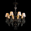 Миниатюра фото подвесная люстра loft it grace 10203/8 black | 220svet.ru
