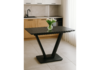 Миниатюра фото  белый мрамор раскладной woodville бугун 120(160)х80х77 черный мрамор / черный 588018 | 220svet.ru