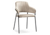 Миниатюра фото стул на металлокаркасе woodville инклес дымчатый / черный глянец 483858 | 220svet.ru
