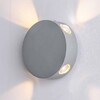 Миниатюра фото настенный светодиодный светильник arte lamp tamburello a1525ap-1gy | 220svet.ru