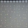 Миниатюра фото гирлянда занавес 1 x 9 м тепло-белый 220в, 900 led, провод прозрачный пвх, ip54 ltc pcl901-10-2ww | 220svet.ru