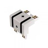 Миниатюра фото коннектор питания l-образный внешний iledex technical vision power connect 4825-г-type-wh | 220svet.ru