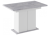 Миниатюра фото стол деревянный раскладной woodville carla белый / цемент светлый 629332 | 220svet.ru