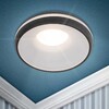 Миниатюра фото светильник встраиваемый декоративный эра dk100 bk под лампу mr16 gu5.3 черный б0055589 | 220svet.ru