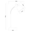 Миниатюра фото настольная лампа arte lamp 46 a2214lt-1ab | 220svet.ru