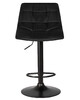 Миниатюра фото набор 2шт стул барный dobrin tailor black lm-5017-blackbase-n-13689 | 220svet.ru