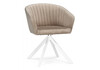 Миниатюра фото стул крутящиеся woodville корсо бежевое / белое 583967 | 220svet.ru