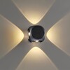 Миниатюра фото уличный настенный светодиодный светильник odeon light miko 4222/8wl | 220svet.ru