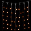 Миниатюра фото гирлянда занавес 2 x 2 м желтый 220в, 400 led, провод черный пвх, ip54 ltc pcl402-11-2y | 220svet.ru