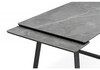Миниатюра фото керамический стол раскладной woodville джек 140(200)х80 серый мрамор larka grey / черный 612901 | 220svet.ru