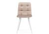 Миниатюра фото стул woodville чилли к бежевый / белый 502054 | 220svet.ru