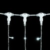 Миниатюра фото гирлянда занавес 1 x 9 м белый 220в, 900 led, провод прозрачный пвх, ip54 ltc pcl901-10-2w | 220svet.ru