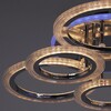 Миниатюра фото потолочная светодиодная люстра reluce 09812-3.3-3+3d cr (rgb) | 220svet.ru