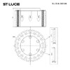 Миниатюра фото потолочная люстра st luce delight sl1516.302.06 | 220svet.ru