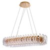 Миниатюра фото подвесная светодиодная люстра divinare anna 1138/01 sp-130 | 220svet.ru
