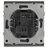 Миниатюра фото выключатель эра arktik 16-1101-06 10ах-250в графит б0070319 | 220svet.ru
