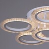 Миниатюра фото потолочная светодиодная люстра reluce 09812-3.3-06a wh | 220svet.ru